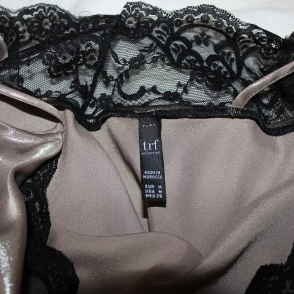 Zara Metallic Silk Top - Picture 3 of 3